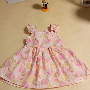 Charming Pink and Cream Kids Dress